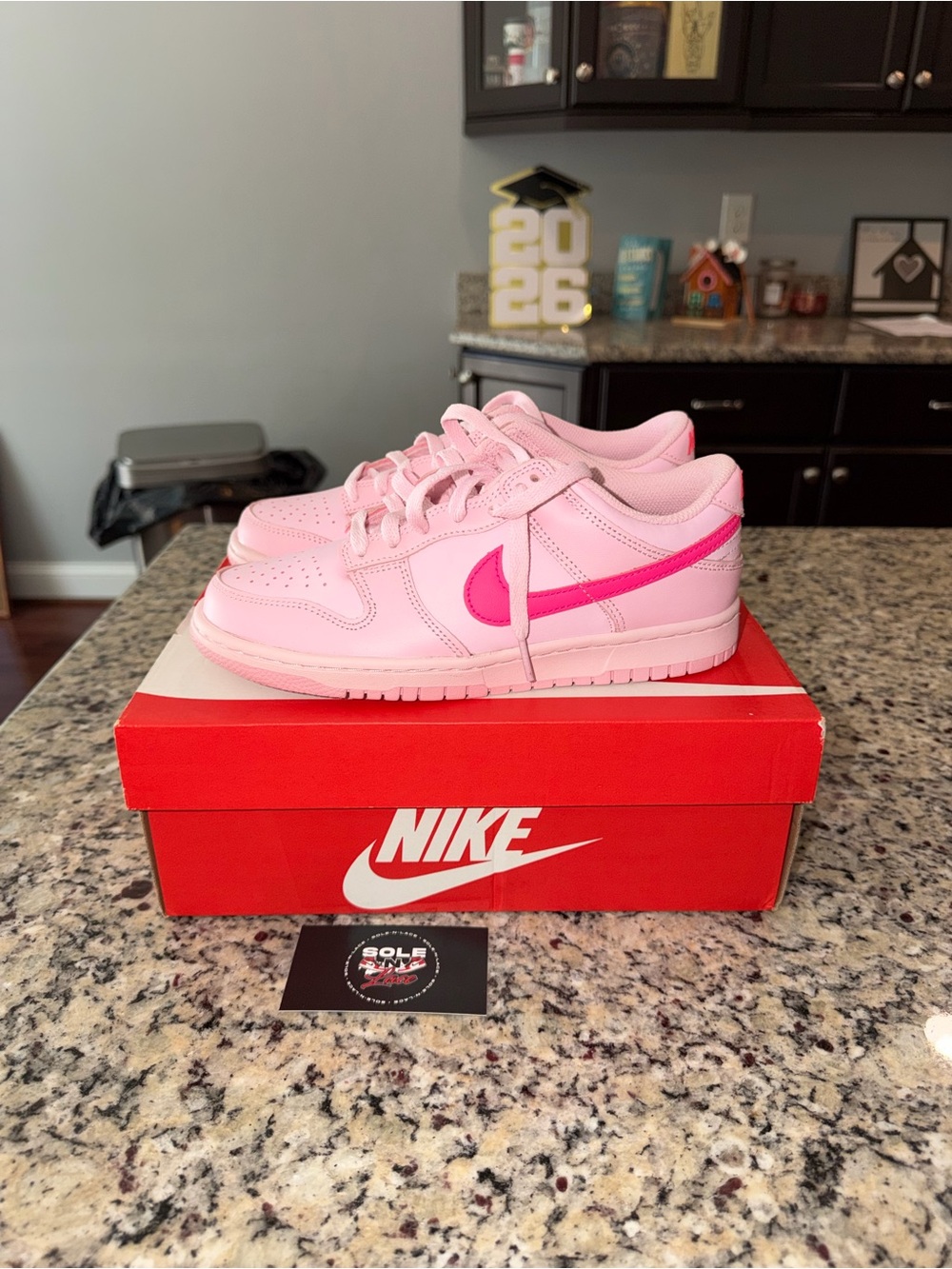 Size 6Y Nike Dunk Low Triple Pink (GS) SKU DH9765-600 Brand New